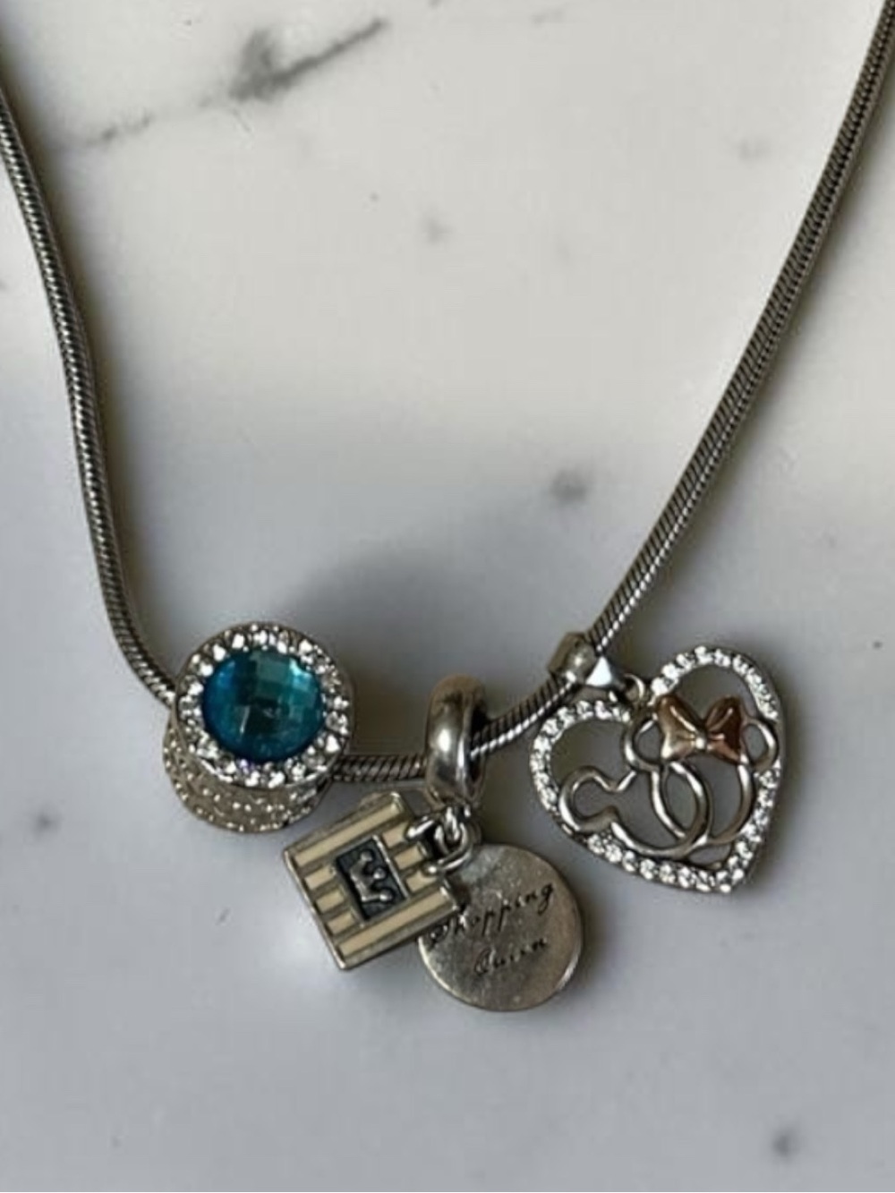 Pandora Silver Charm Necklace